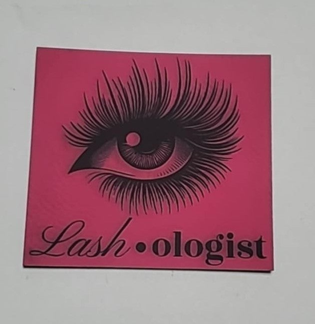 💫 Lash Ologist™ Custom Premium Patch WHITE (2.75 in)