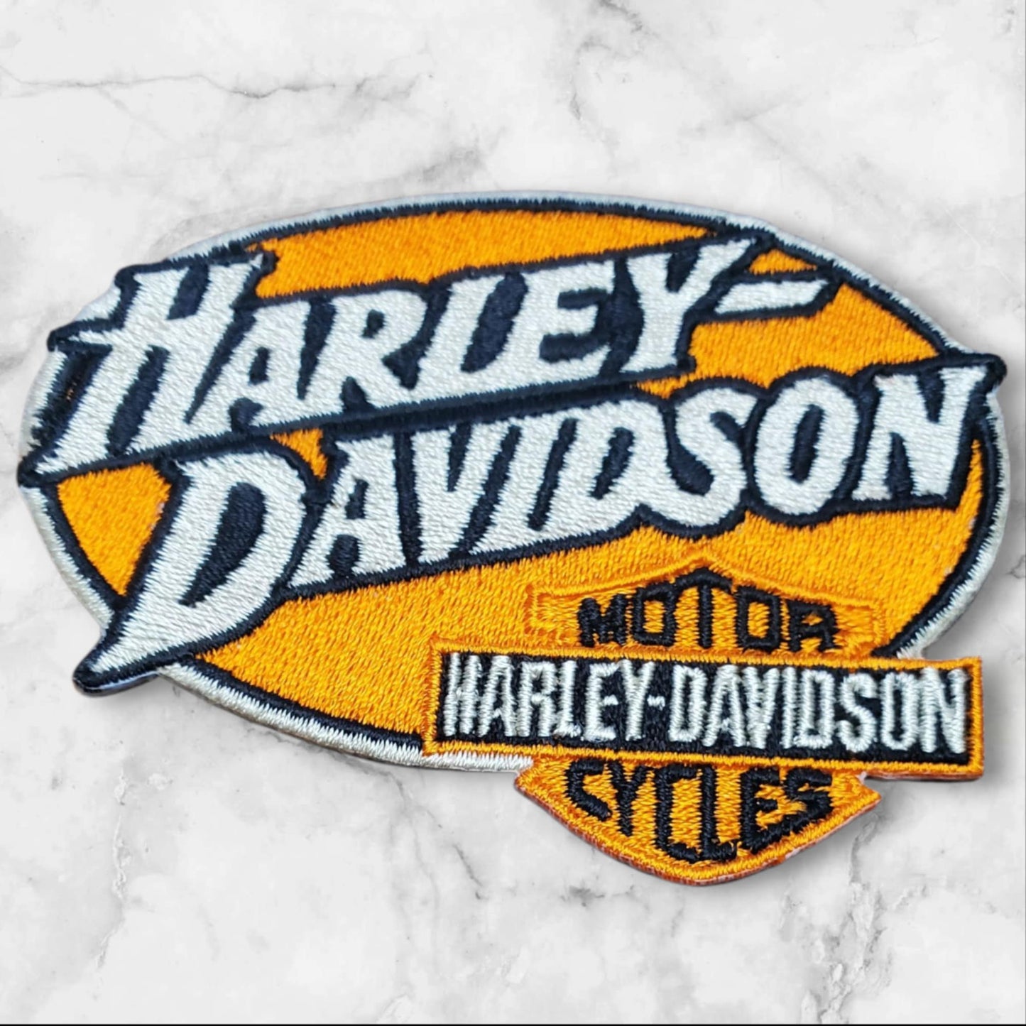 Vintage Script Circle Patch