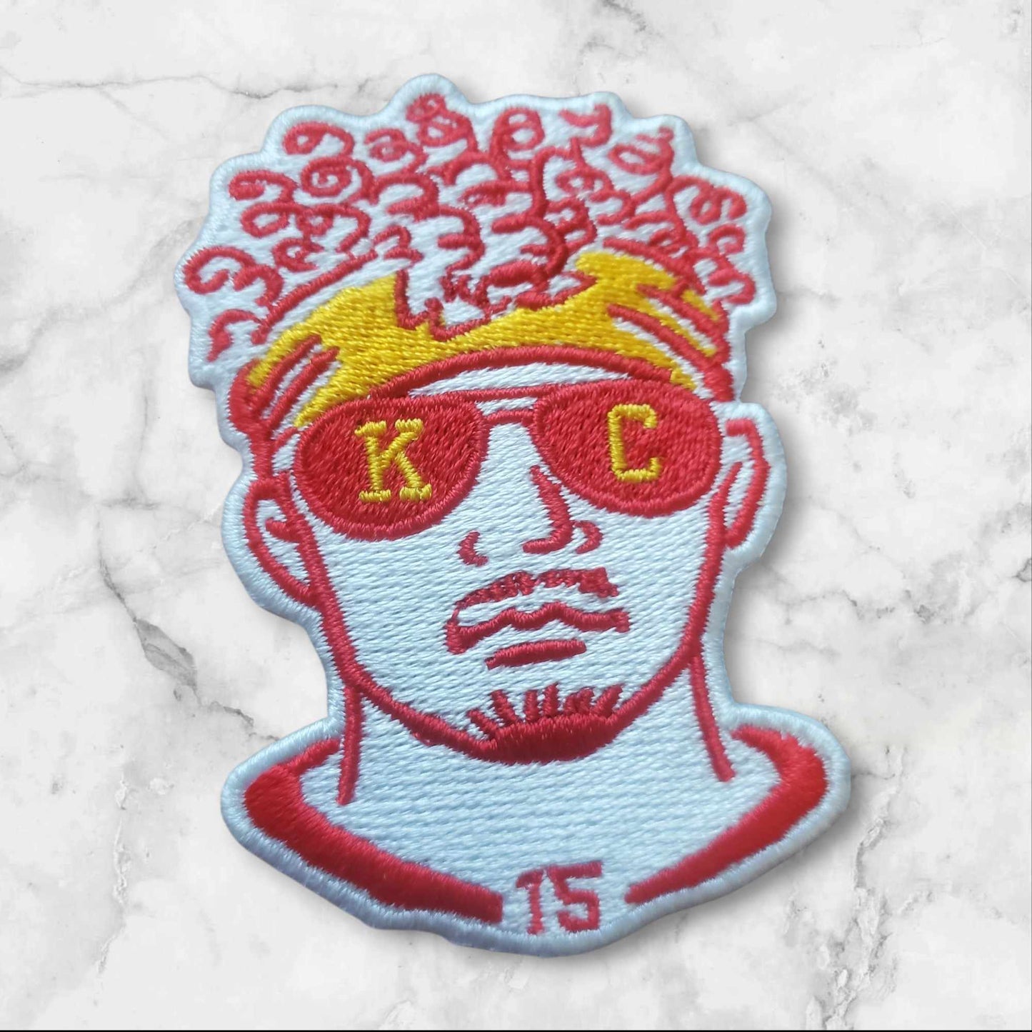 Kansas City Football #15 Mahomes-Inspired Fan Jersey