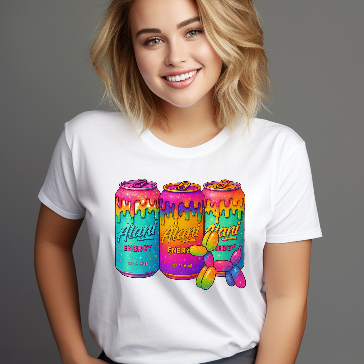 Premium Alani DTF Print - Vibrant Energy Design  Alani Tri-Pack