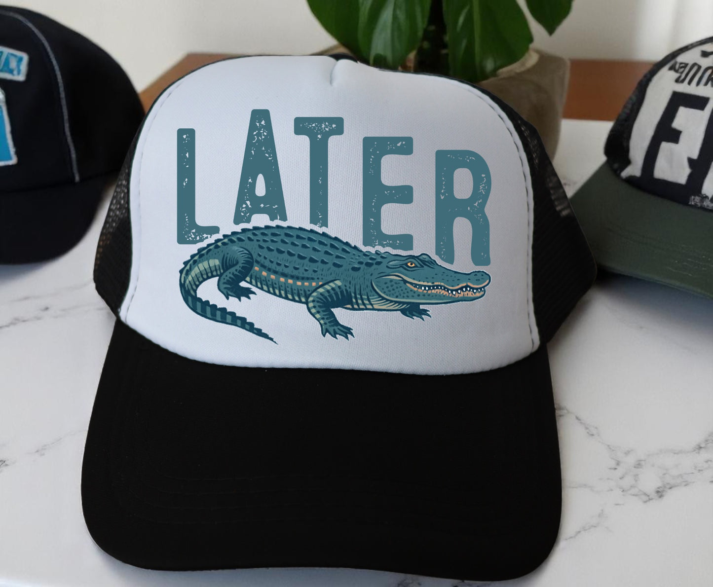 π₯"LATER GATOR" Premium DTF Hat Patch β Vibrant, Durable & Full of Personality! π₯ (Patch ONLY, NO HAT)