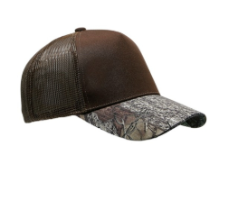 CAMO 5-Panel Structured Hat – Brown/TrueTimber HTCF/Brown