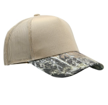 CAMO 5-Panel Structured Hat – Khaki/TrueTimber MC2/Khaki