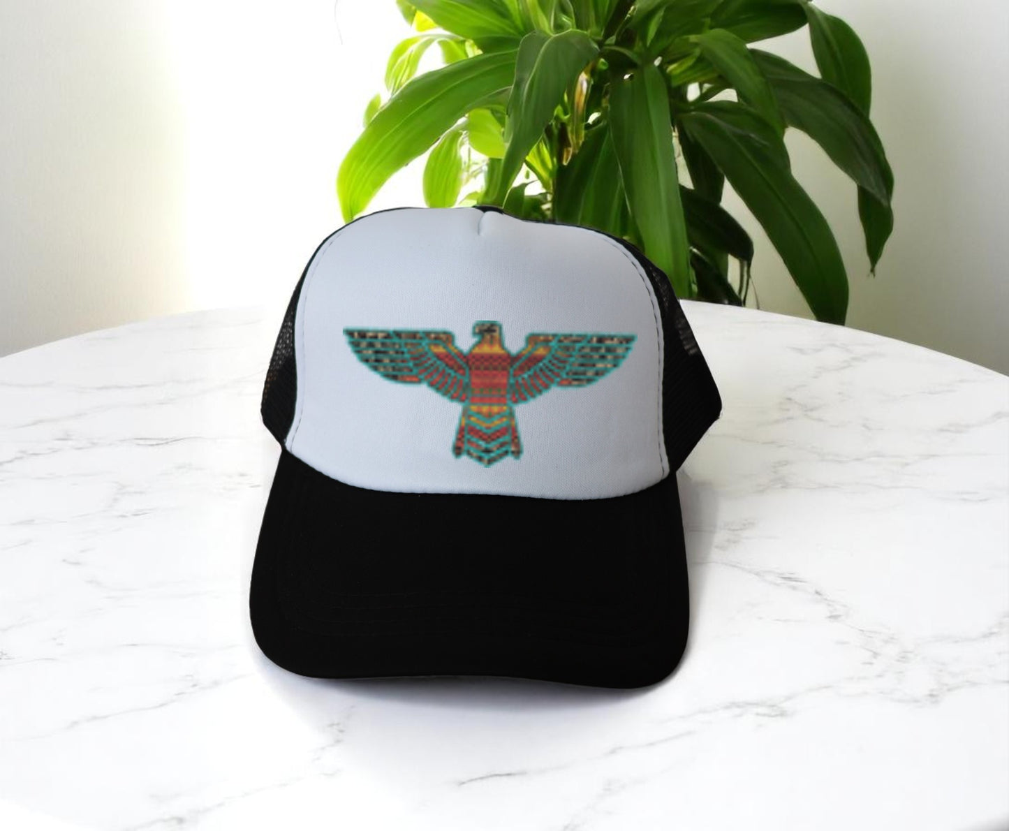 π₯"Turquoise Phoenix" Premium DTF Hat Patch β Vibrant, Durable & Full of Personality! π₯ (Patch ONLY, NO HAT)