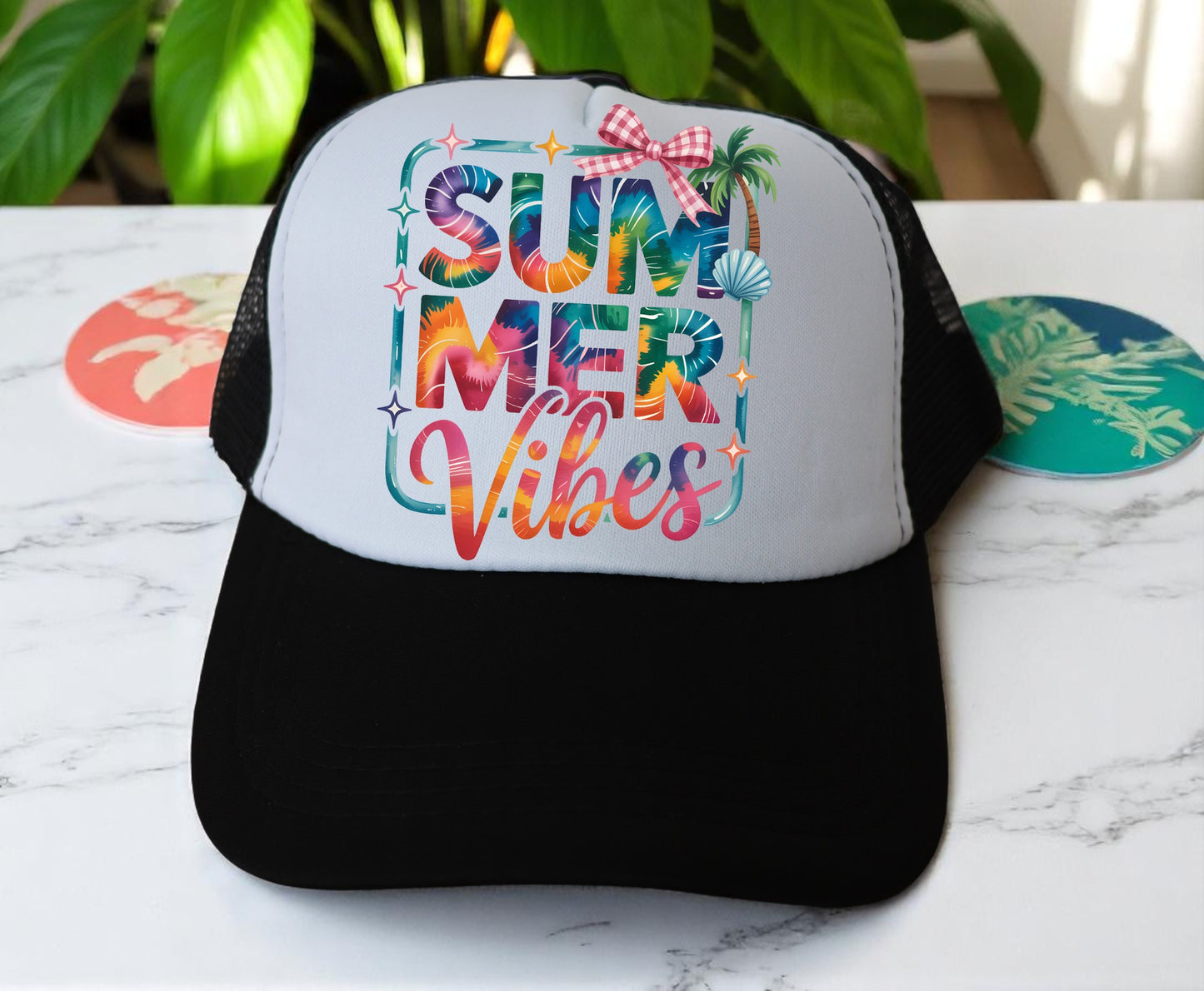 π₯"SUMMERR VIBES" Premium DTF Hat Patch β Vibrant, Durable & Full of Personality! π₯ (Patch ONLY, NO HAT)