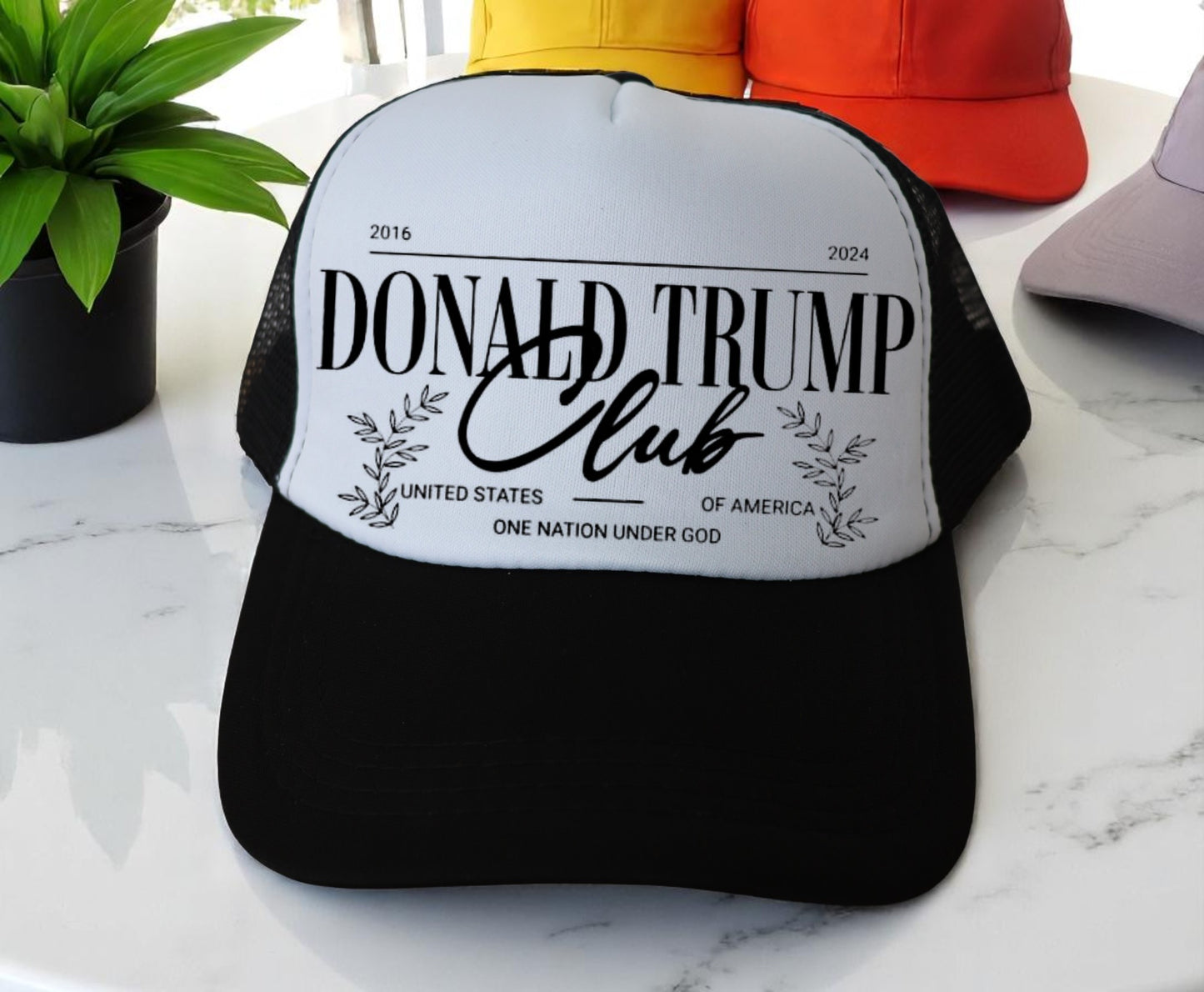 π₯"LARGE DONALD TRUMP CLUB" Premium DTF Hat Patch β Vibrant, Durable & Full of Personality! π₯ (Patch ONLY, NO HAT)