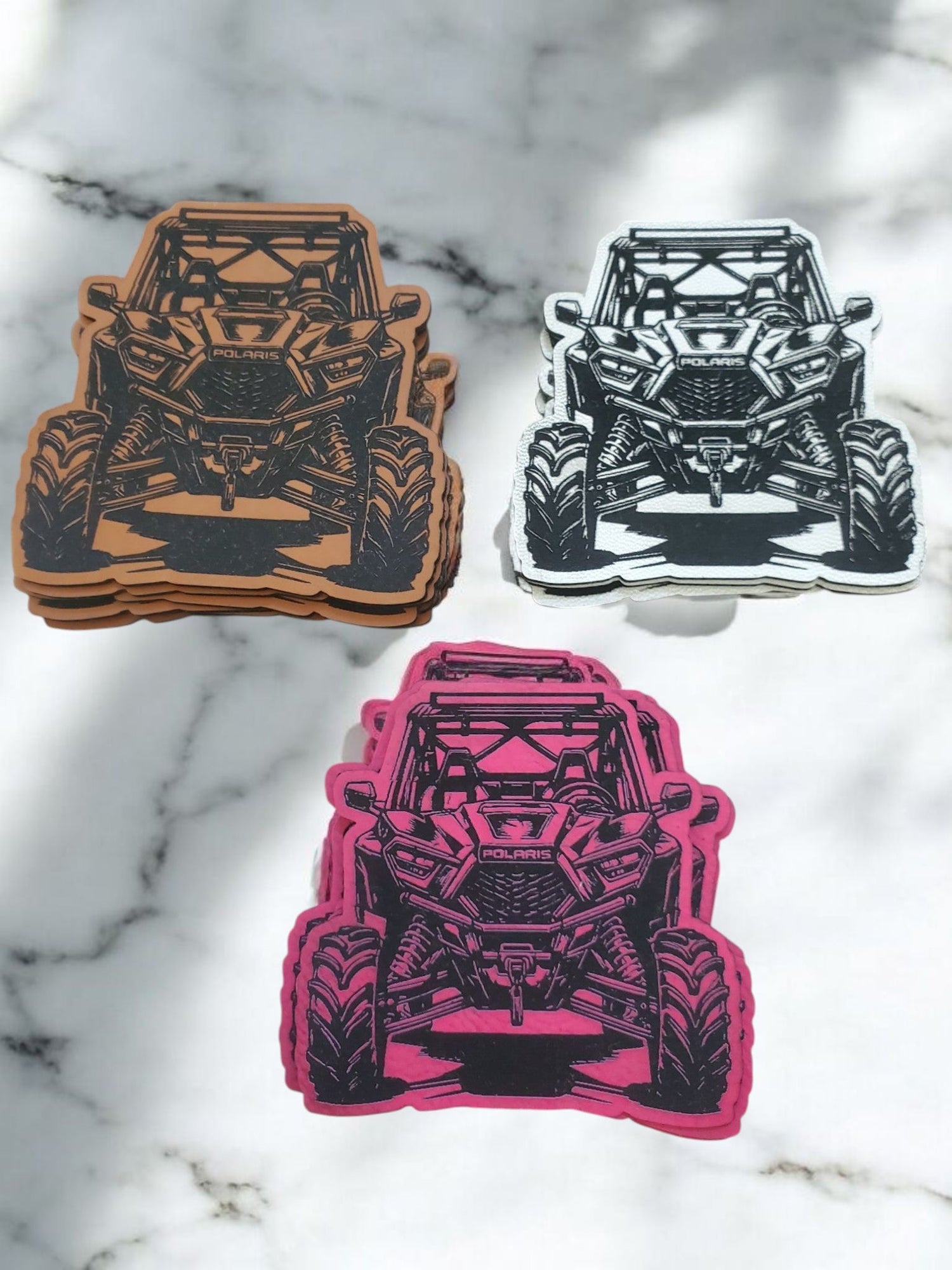 Stand Out with Custom Polaris Ranger SXS Leather Patches – Only at BBHB