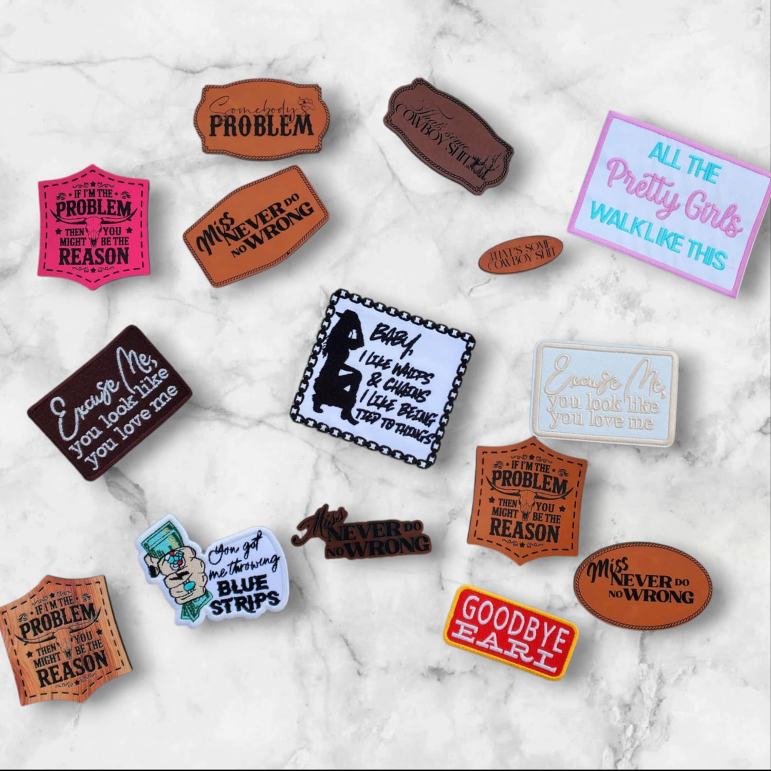 Song-Themed Embroidery Patches — Music Meets Style
