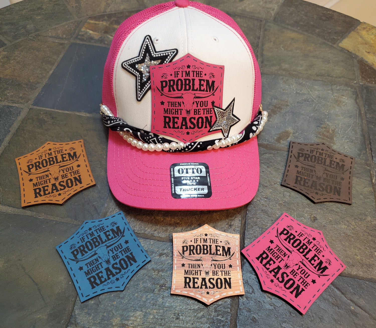 Customization of Leatherette Patches