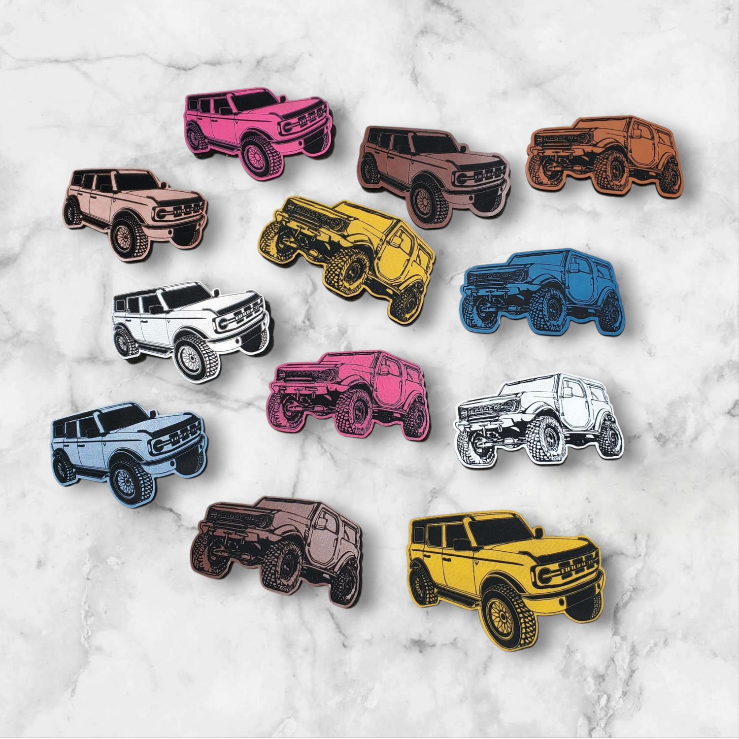 Ford Bronco Leather Patch Collection