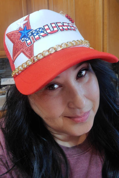 Custom Trump Cap with Star