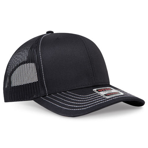 OTTO CAP 6 Panel Mid Profile Mesh Back Trucker Hat