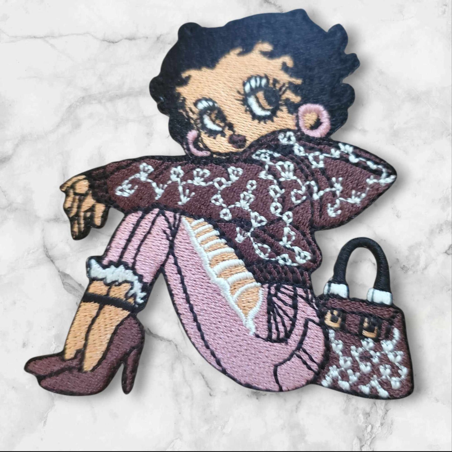 Betty Boop Luee-Inspired Premium Embroidery Patch