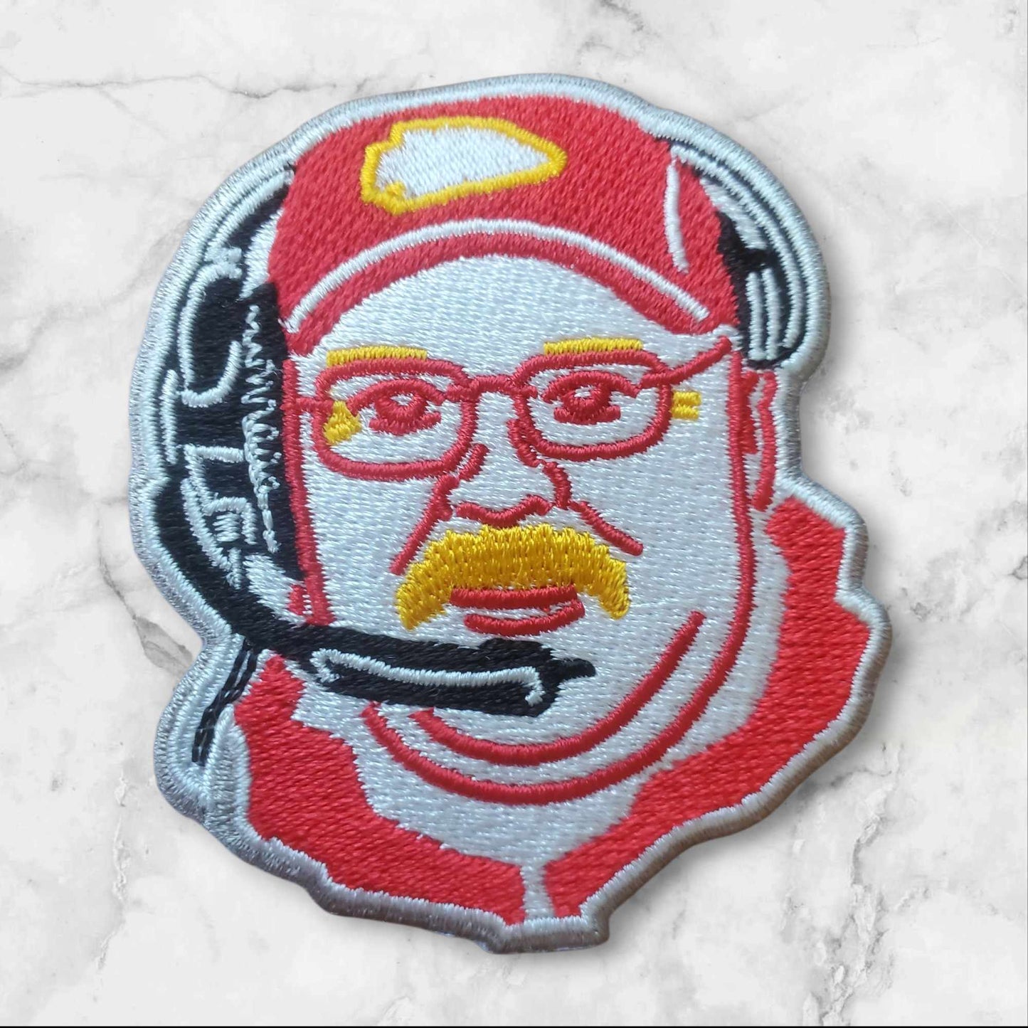 KC Chiefs Coach Embroidery Iron On Patch