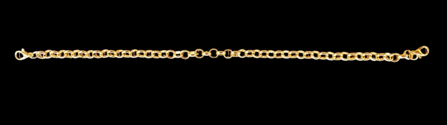 Elegant Gold Custom Trucker Hat Chains – 9.5" to 10" Interchangeable Statement Hat Accessories