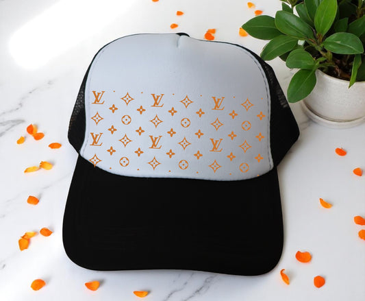 🔥"Medium GOLD Designer Inspired 3x7" Premium DTF Hat Patch – Vibrant, Durable & Full of Personality! 🔥 (Patch ONLY, NO HAT)