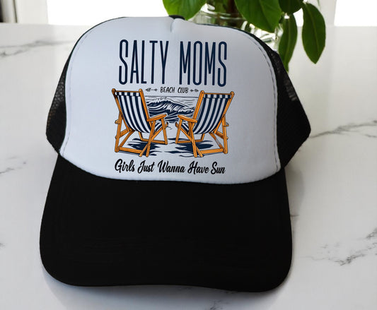 🔥"SALTY MOM'S CLUB" Premium DTF Hat Patch – Vibrant, Durable & Full of Personality! 🔥 (Patch ONLY, NO HAT)