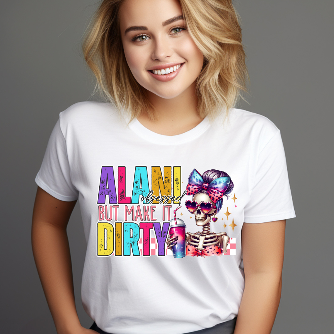 Premium Alani DTF Print - Vibrant Energy Design   Alani Obsessed