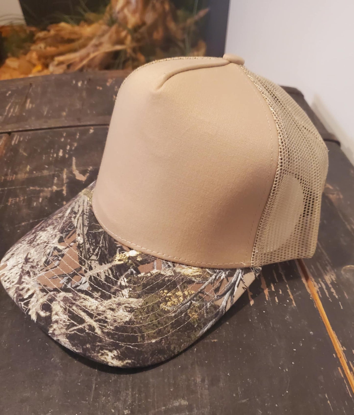 5-Panel Structured Hat – Khaki/TrueTimber MC2/Khaki