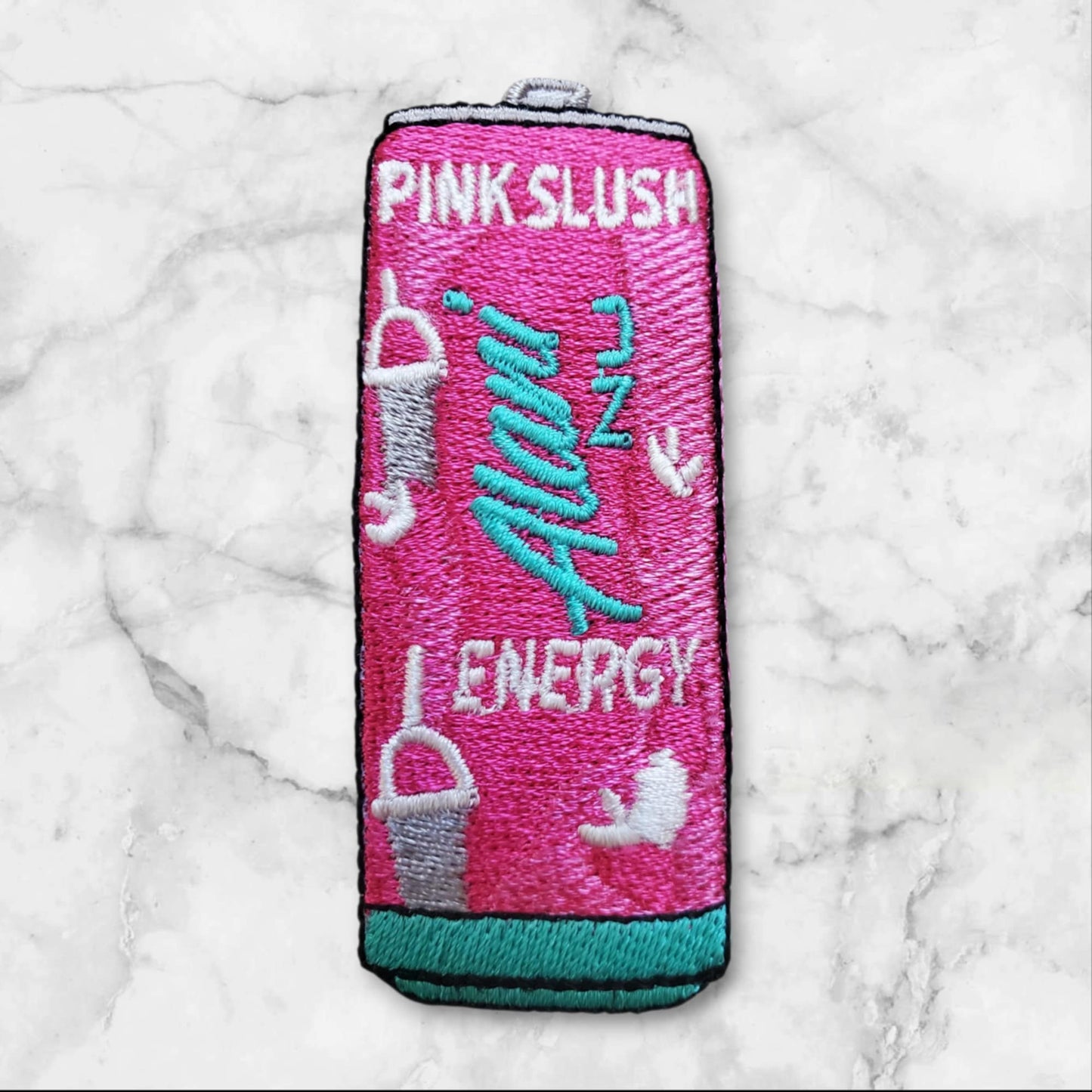 Original Alani NU Can Patch – Bright, Bold & Bougie (Pink Slush)