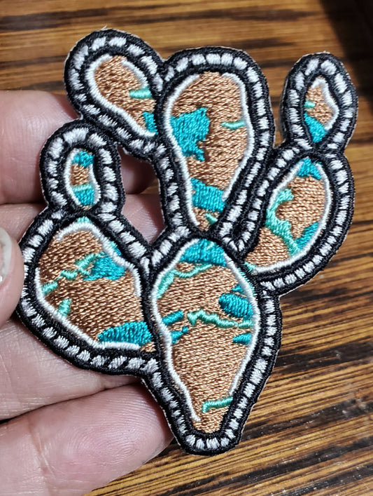 Custom Cactus with Turquoise