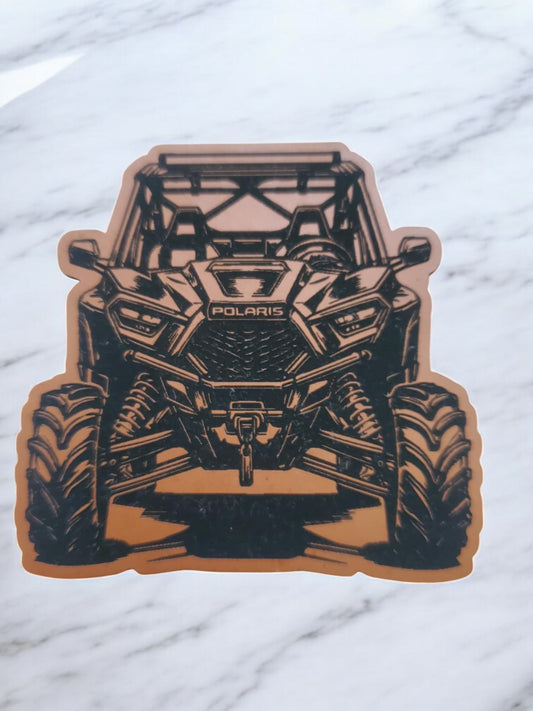 Polaris Ranger Custom Leather Patch – BBHB Exclusive (Vintage Coffee Color)