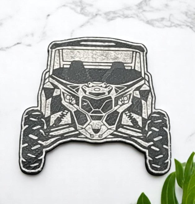 SXS /UTV Premium  patch Graphite Camo and Silver