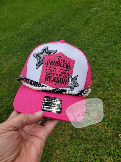Somebody's Problem Custom Trucker Hat