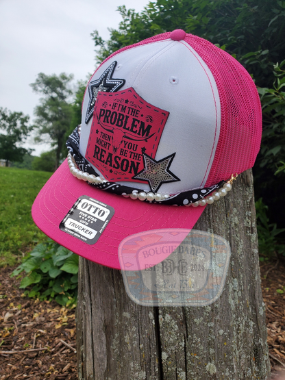 Somebody's Problem Custom Trucker Hat